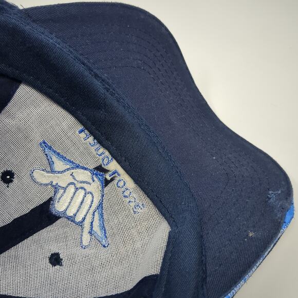 Hang Loose Hawaii Slideback Baseball Cap Blue OS Surfware Hawaiian Classics - Picture 8 of 9